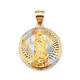 Guadalupe Pendant in 14K Tri-Color Gold