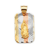 Guadalupe Pendant in 14K Tri-Color Gold