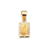 Guadalupe Ladies Pendant in 14K Two-Tone Gold