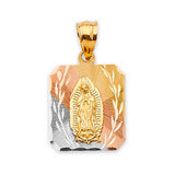 Guadalupe Pendant in 14K Tri-Color Gold