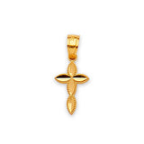 Cross Ladies Pendant in 14K Gold