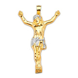 Jesucristo Pendant in 14K Two-Tone Gold