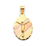 Jesucristo Pendant in 14K Two-Tone Gold