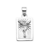 Jesucristo Pendant in 14K White Gold