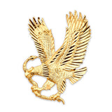 Eagle Mens Pendant in 14K Gold