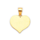 Heart Ladies Pendant in 14K Gold