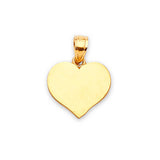 Heart Ladies Pendant in 14K Gold