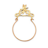 Flower Ladies Pendant in 14K Gold