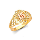 Ladies Ring in 14K Two-Tone Gold