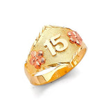 Ladies Ring in 14K Two-Tone Gold