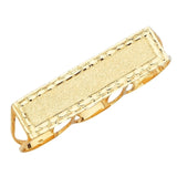 Knuckle Mens Ring in 14K Gold