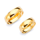High-Polish Wedding Band in 14K Gold