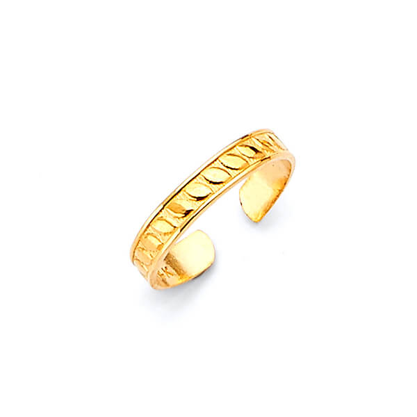 #202648 - Leaf Toe Ring in 14K Gold