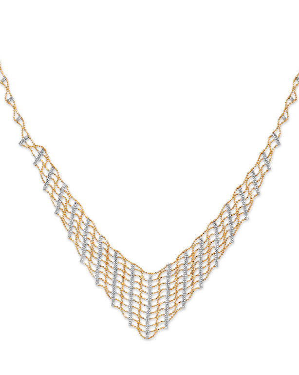 #204196 -  Fancy Necklace in 14K Two-Tone Gold