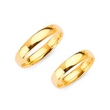 High-Polish Wedding Band in 14K Gold