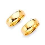 High-Polish Wedding Band in 14K Gold