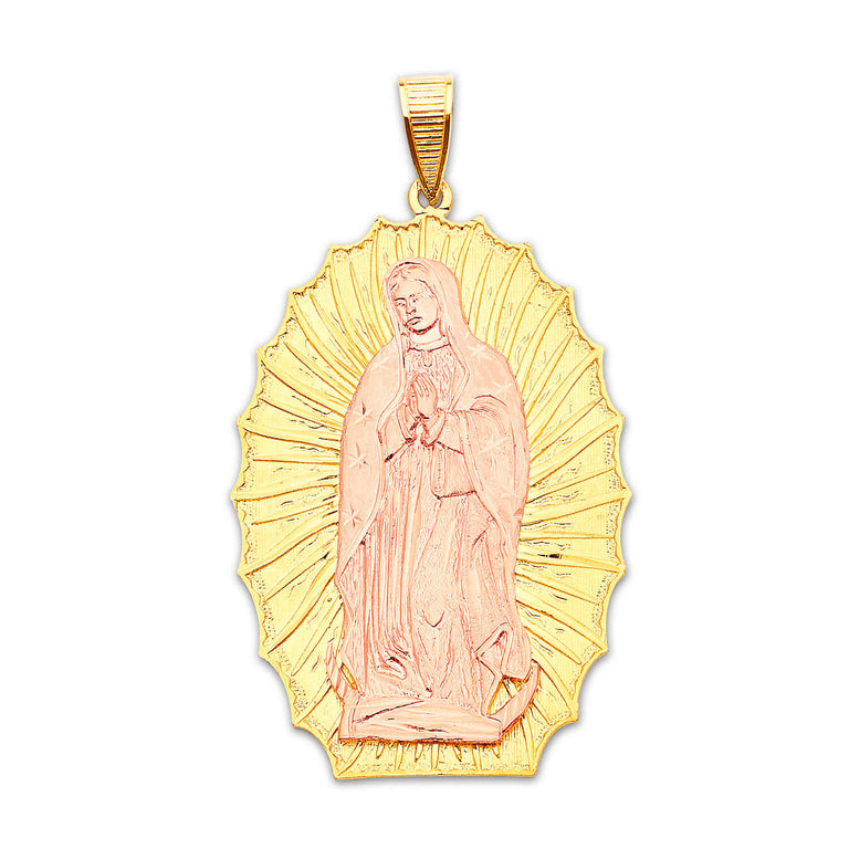 #27117 - Guadalupe Pendant in 14K Two-Tone Gold