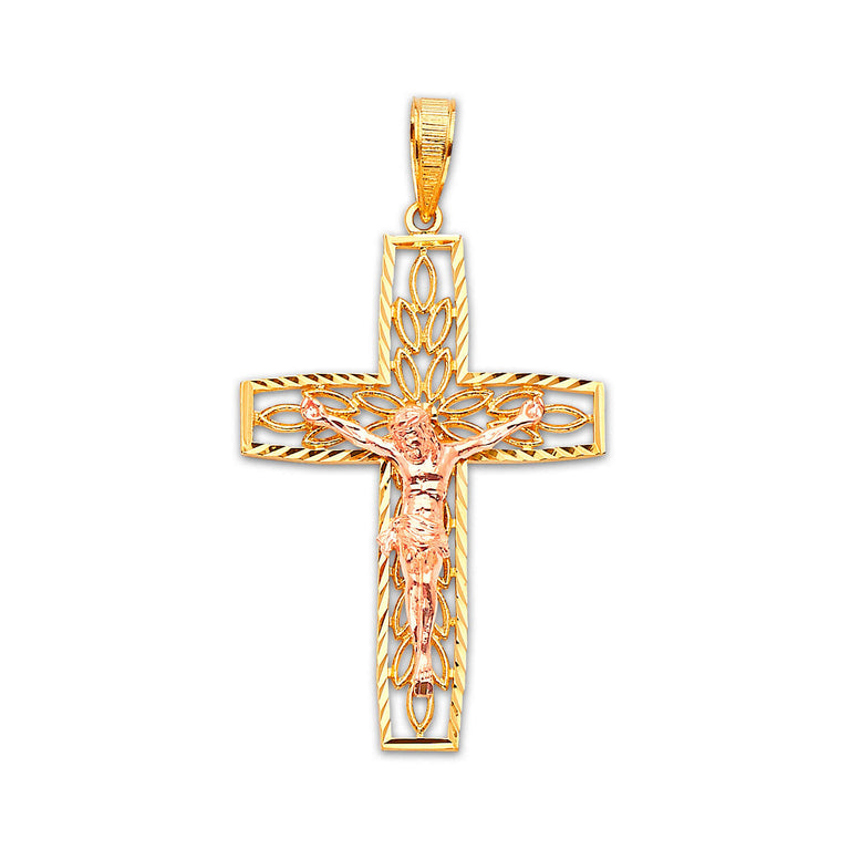 #27119 - Crucifix Pendant in 14K Gold
